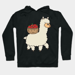 Alpaca with basket Hoodie